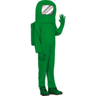 Imposter Grön Astronaut Barndräkt
