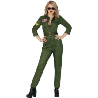 Jaktpilot Jumpsuit Maskeraddräkt