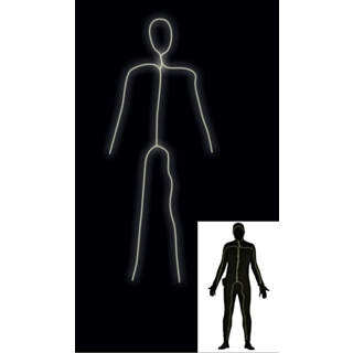 Självlysande Stick Man