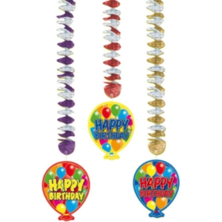 Happy Birthday Ballong Spiraler