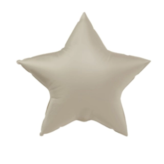 Stjärn Folieballong Creamy Latte