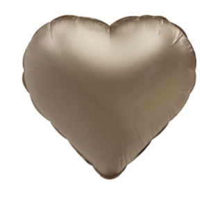 Hjärteformad Folieballong Starlight Guld
