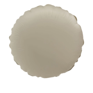 Rund Folieballong Creamy Latte