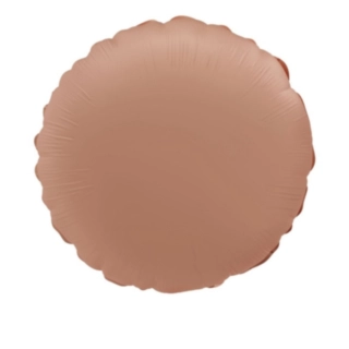 Rund Folieballong Vintage Rose