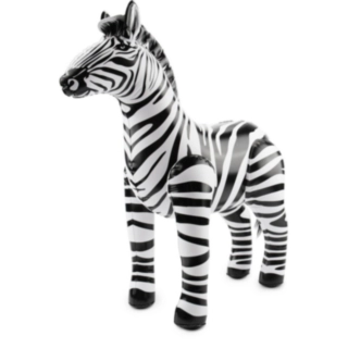Uppblåsbar Zebra