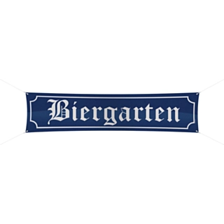 Oktoberfest Banderoll Biergarten