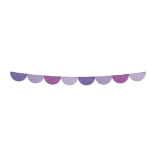 Posh Purple Halvmåne Girlang Lila