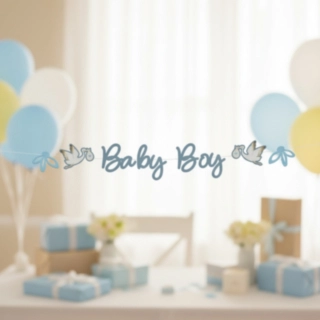Baby Boy Girlang Blå
