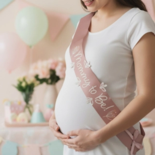 Mommy To Be Ordensband Rosa