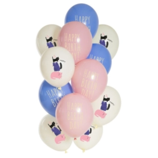 Happy Birthday Katt Latexballonger