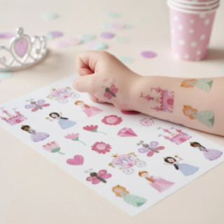 Prinsessa Falska Tatueringar