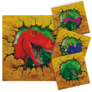 Dinosaurie Servetter