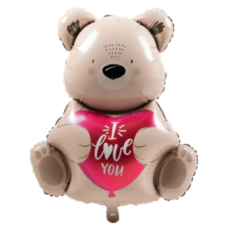 I Love You Nalle Folieballong