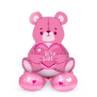 It's A Girl Nalle Folieballong