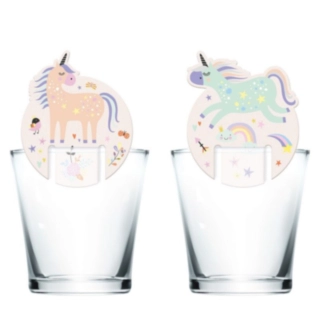 Enhörning & Regnbåge Drinkmarkörer
