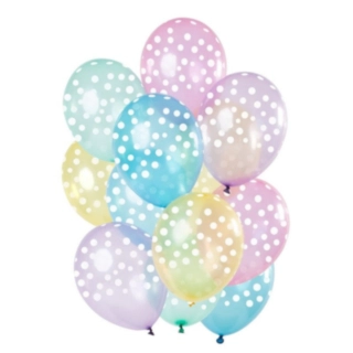 Prickiga Transparenta Ballonger Mix