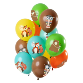Skogsdjur Ballonger Mix