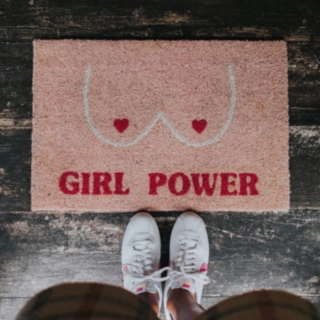 Girlpower Dörrmatta