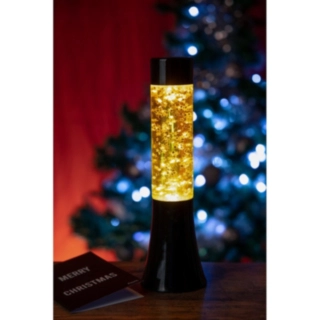 Glitter Lavalampa Guld