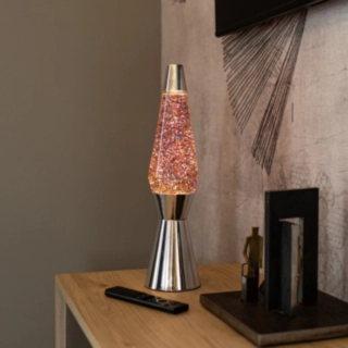 Bullet Lavalampa Rosa Glitter