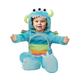 Regnbågsmonster Babydräkt