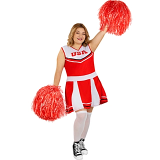 Cheerleader Maskeraddräkt Plus Size
