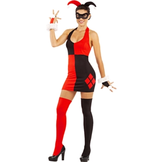 Harley Quinn® Klänning Maskeraddräkt