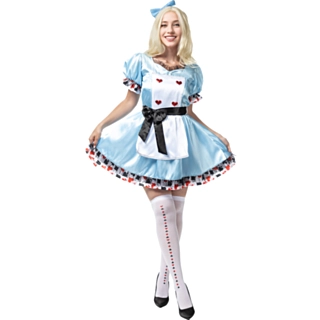 Alice i Underlandet® Deluxe Maskeraddräkt