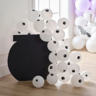 Halloweenögon Ballonger