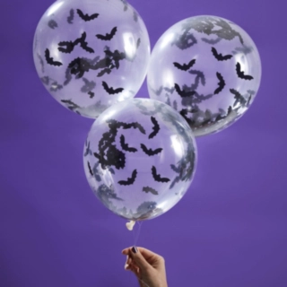 Fladdermus Konfetti Ballonger