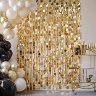 Backdrop Champagne/Guld