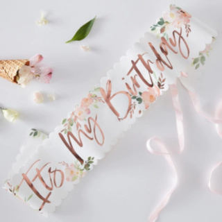 Blommigt It's My Birthday Ordensband