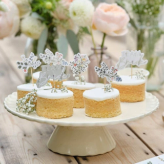 Floral Team Bride Cupcaketoppers