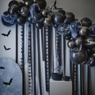 Fladdermus Halloween Ballongbåge
