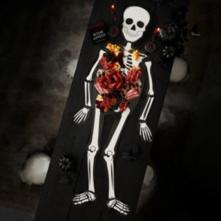 Halloween Skelett Buffé Set