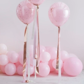 Ballongsvansar Persika/Roséguld