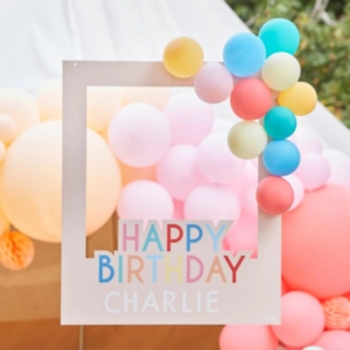 Personlig Happy Birthday Selfieram