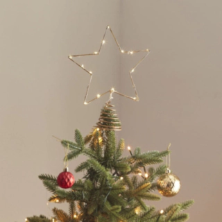 Julstjärna Med Ljus