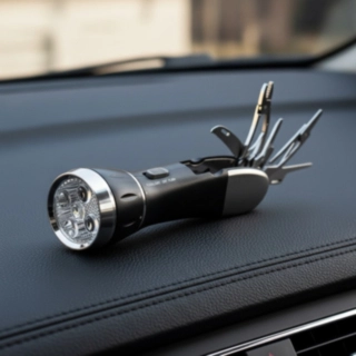 Multiverktyg Ficklampa 8-i-1