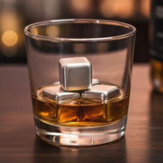 Återanvändbara Whiskystenar Stål