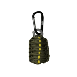 Paracord Överlevnadsgranat Grön