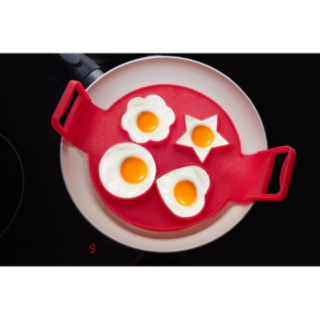 Silikon Ägg- & Pannkaksform 4 Figurer