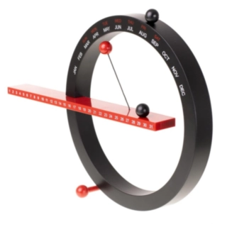 Magnetisk Evighetskalender Svart
