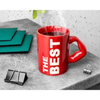 The Best Mugg Muskelhandtag Röd