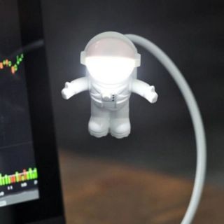 Astronaut USB Lampa Vit