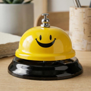 Smiley Receptionsklocka