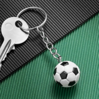 Mini Fotboll Nyckelring