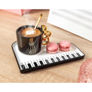 Musikmugg Med Pianobricka
