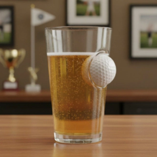Golfboll Glas