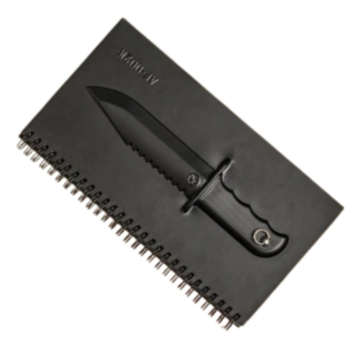 3D Taktisk Kniv Anteckningsbok